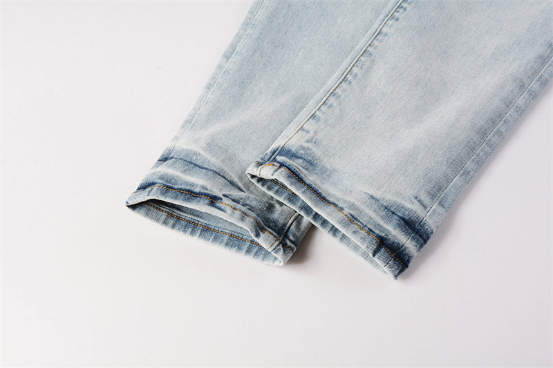 PURPLE  Fashion Jeans 9048