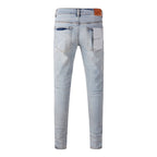 PURPLE  Fashion Jeans 9048
