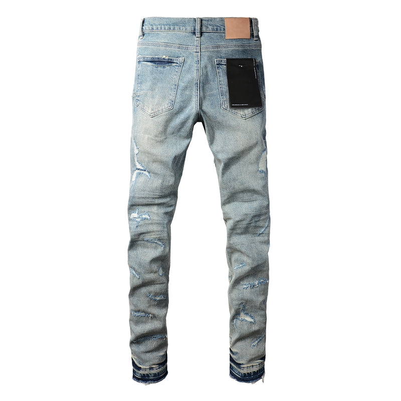 PURPLE  Fashion Jeans 9072
