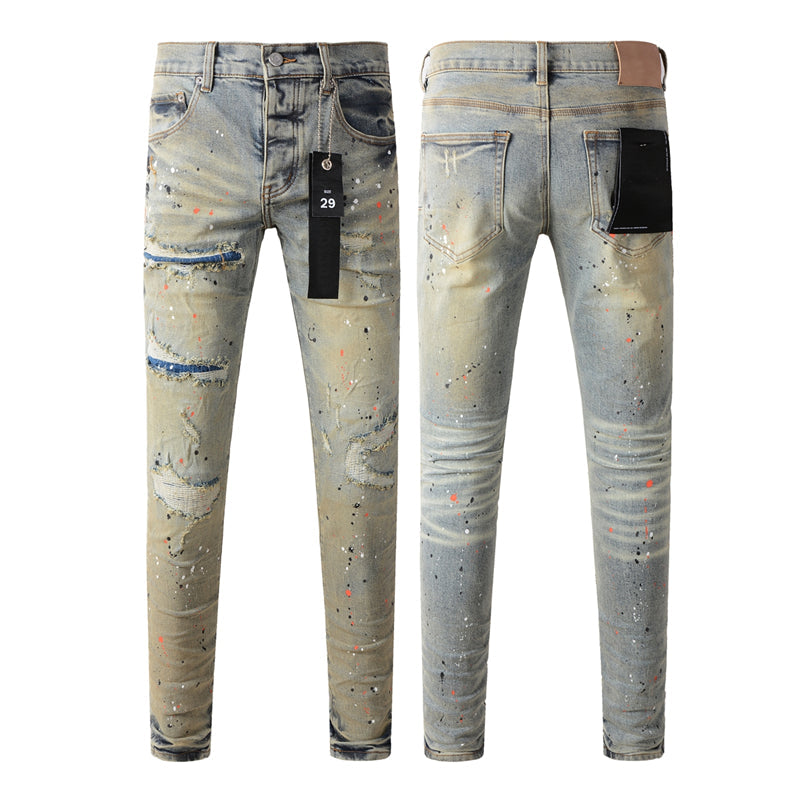 PURPLE  Fashion Jeans 9071