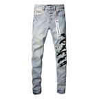PURPLE  Fashion Jeans 9048