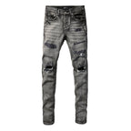 PURPLE  Fashion Jeans 9068